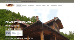 Desktop Screenshot of dekorativni-umjetni-kamen.com